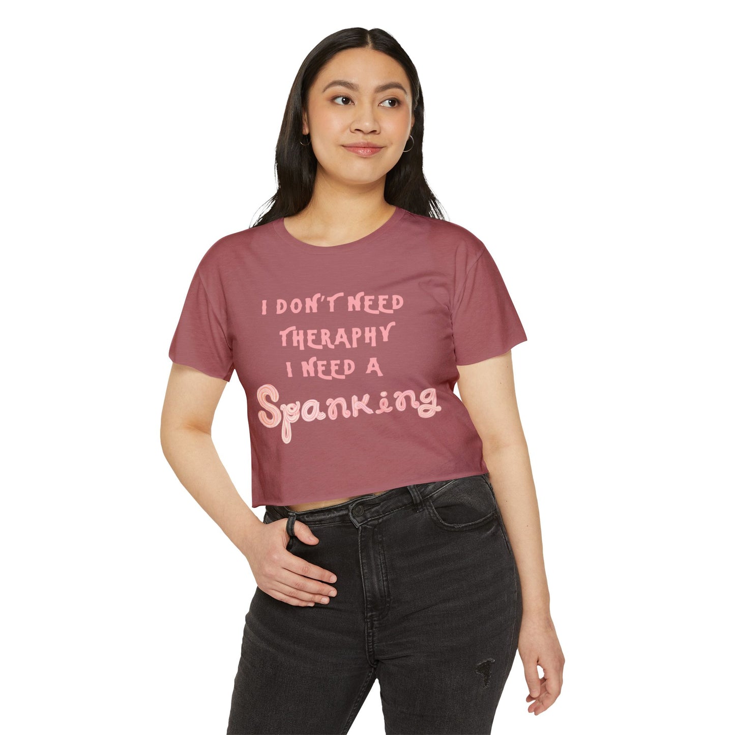 Spanking Required Women's Crop Top