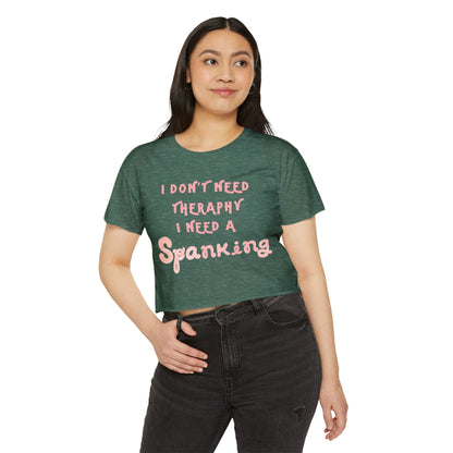 Spanking Required Women's Crop Top