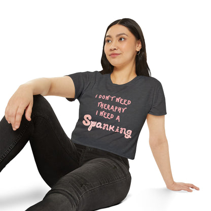 Spanking Required Women's Crop Top