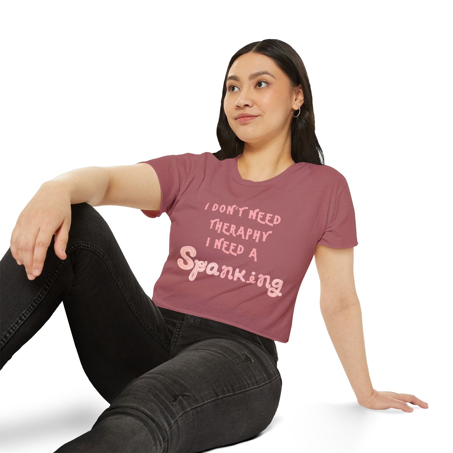 Spanking Required Women's Crop Top