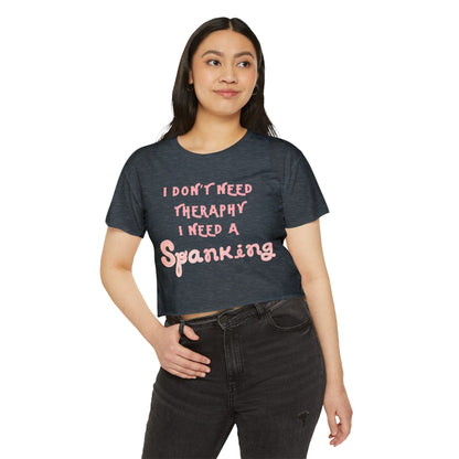 Spanking Required Women's Crop Top