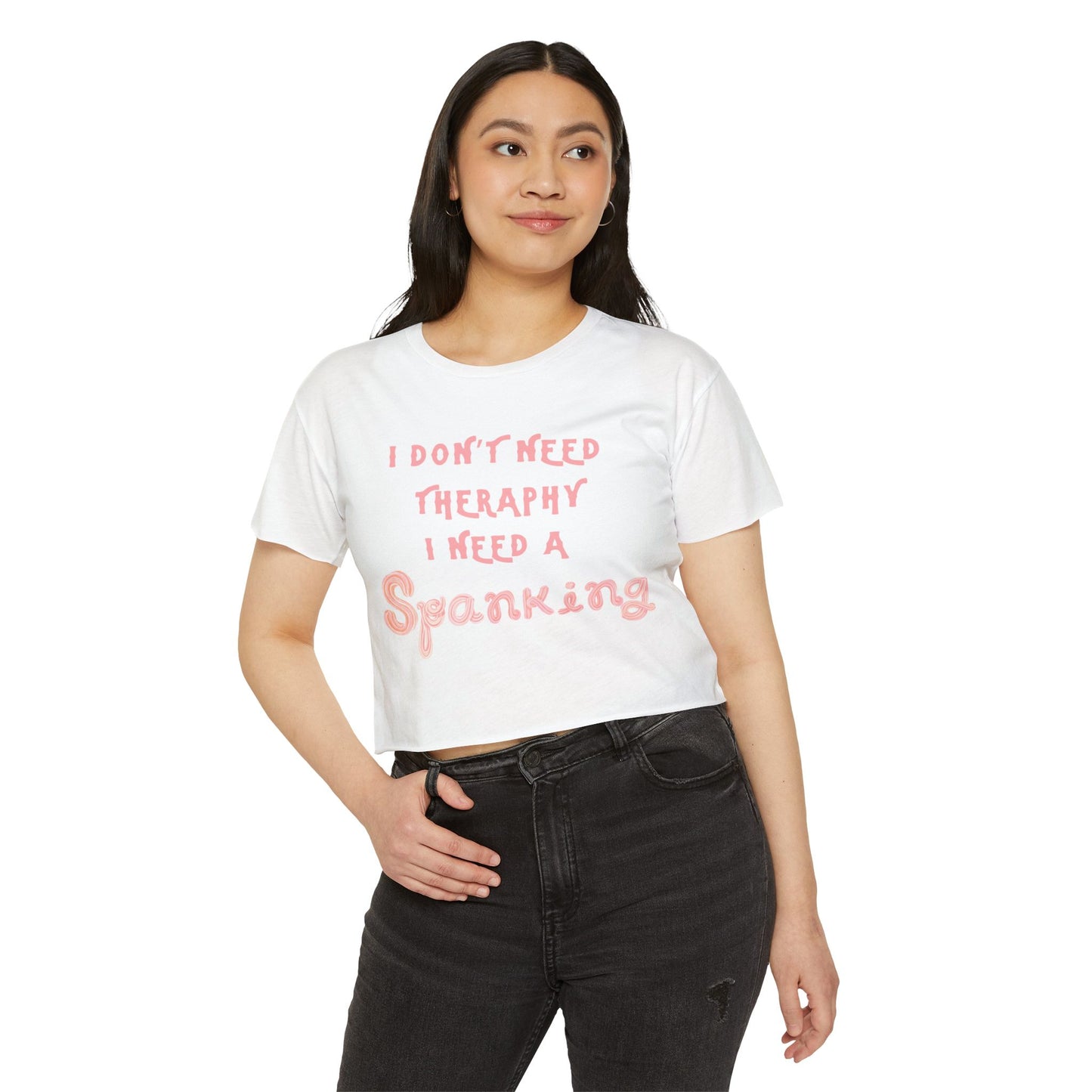 Spanking Required Women's Crop Top