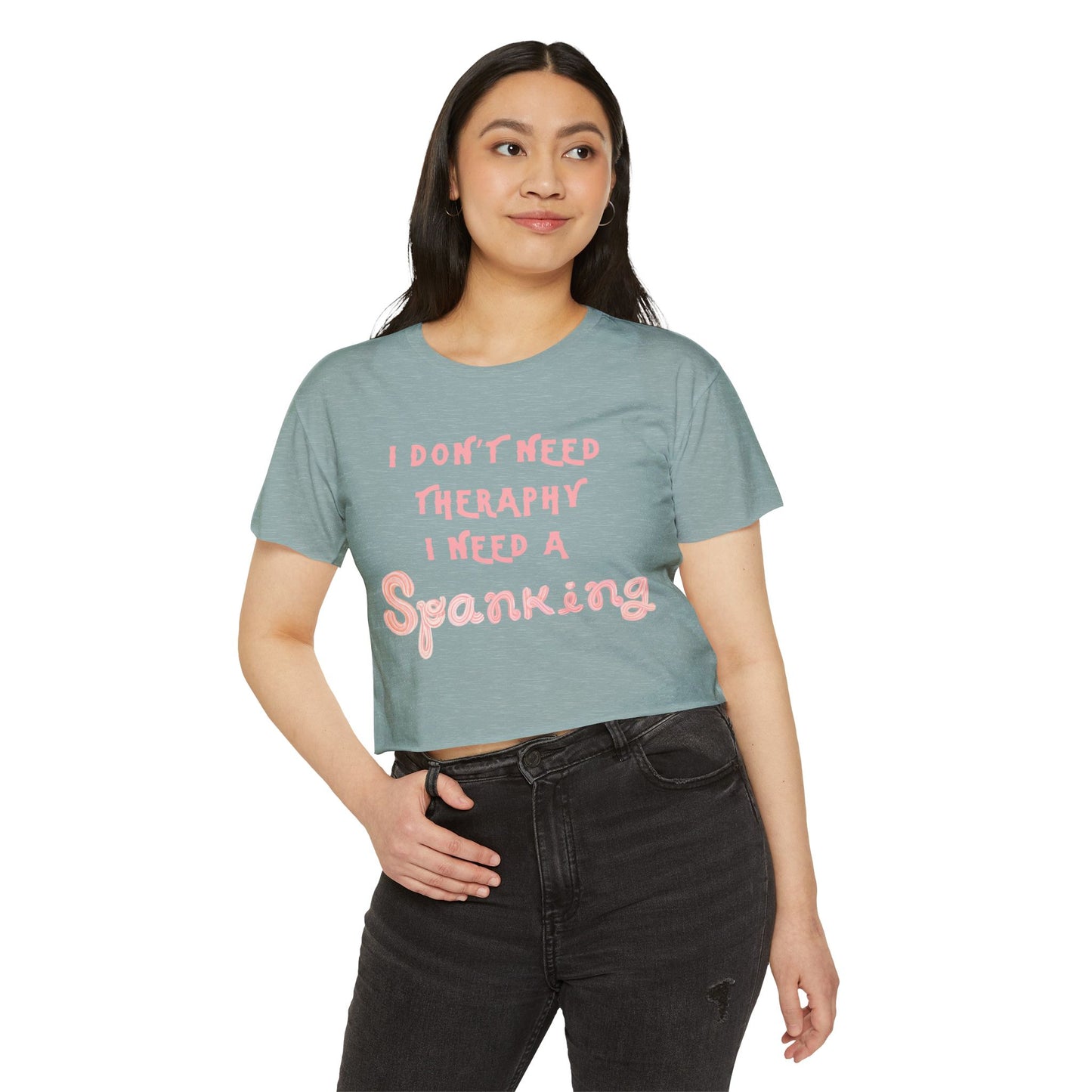 Spanking Required Women's Crop Top