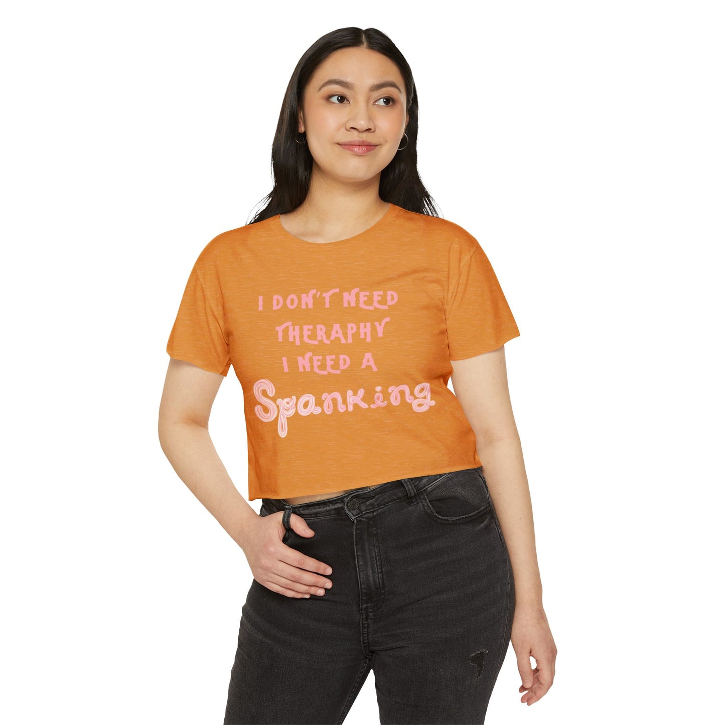 Spanking Required Women's Crop Top