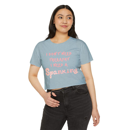 Spanking Required Women's Crop Top