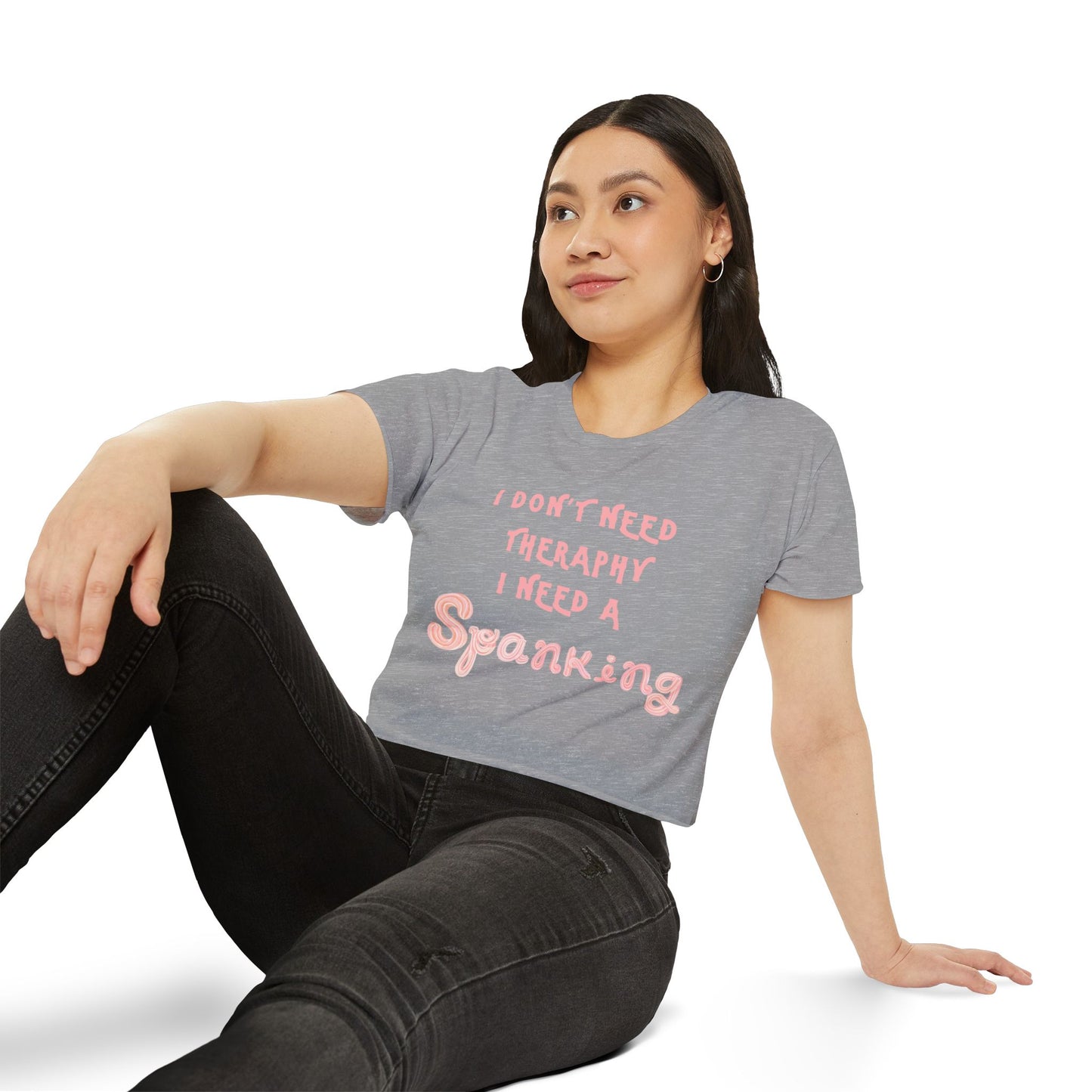 Spanking Required Women's Crop Top