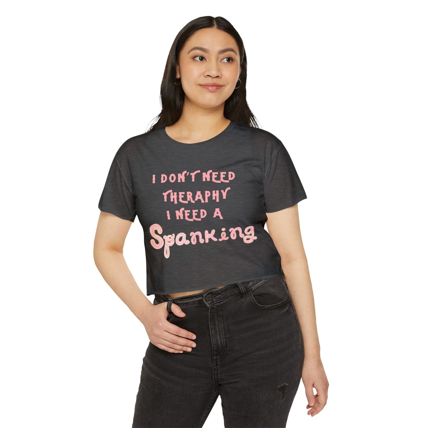 Spanking Required Women's Crop Top