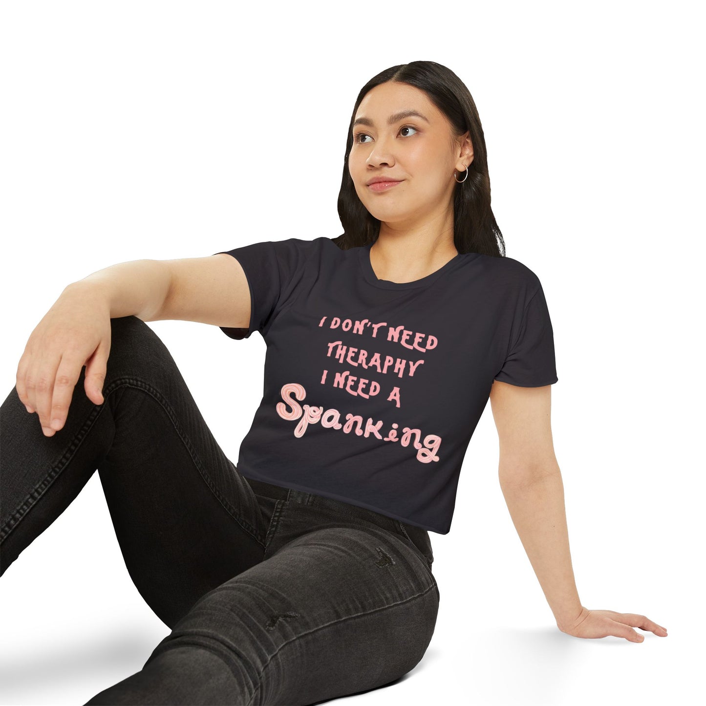 Spanking Required Women's Crop Top