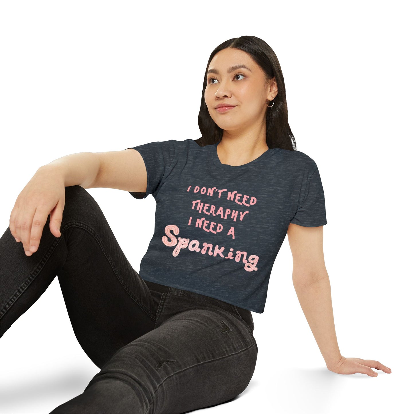 Spanking Required Women's Crop Top