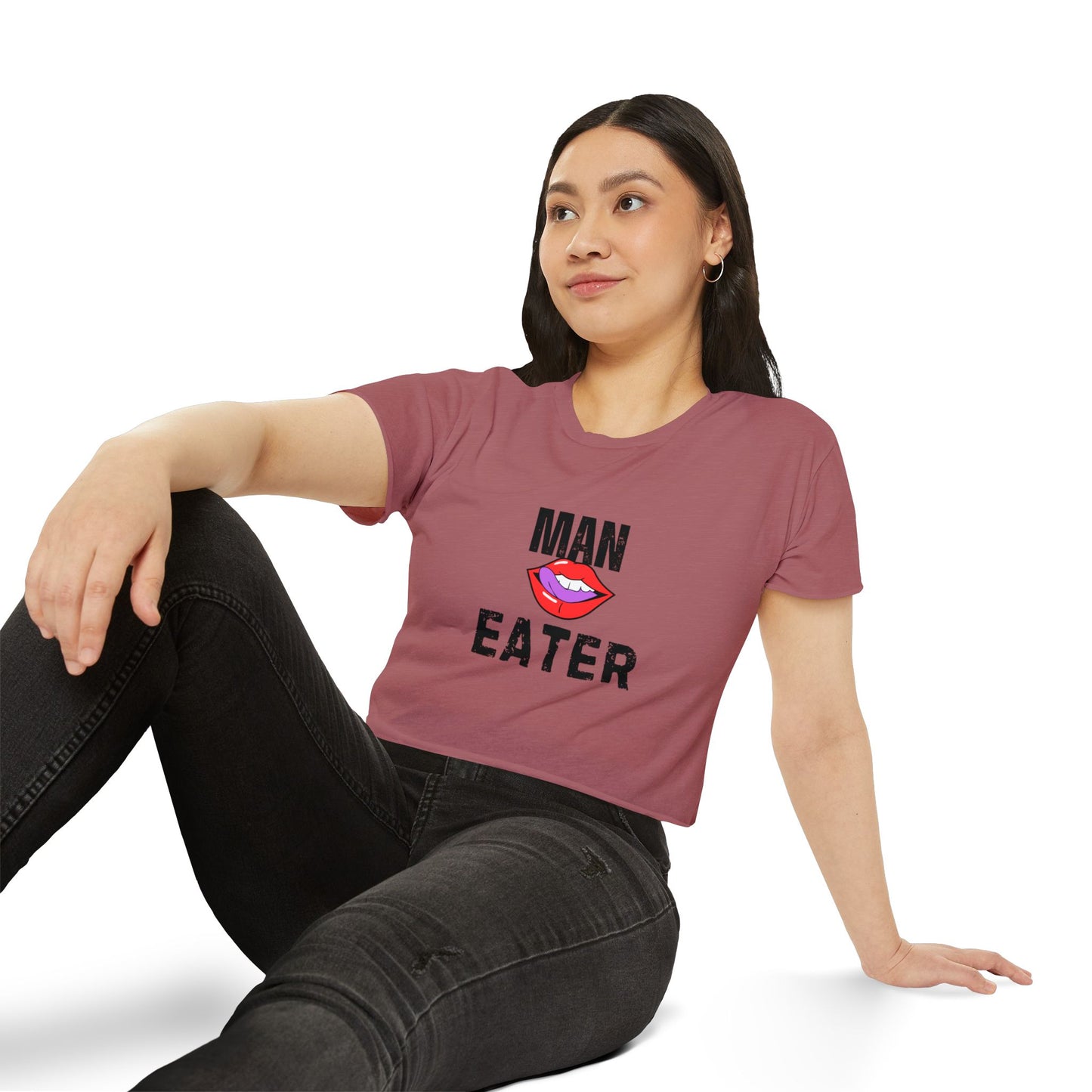 Person wearing My "Man Eater Crop Top"