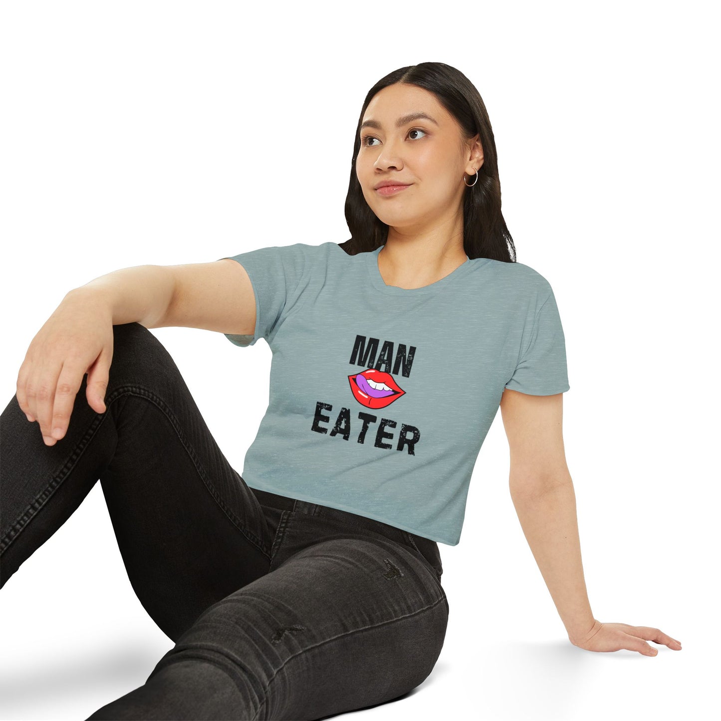 Person wearing My "Man Eater Crop Top"