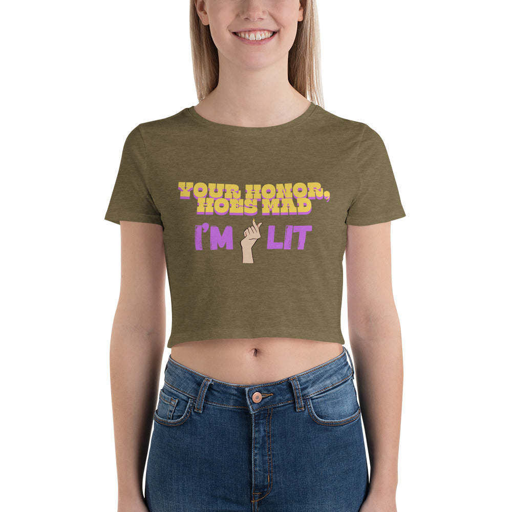 I'm Lit- Women’s Crop Tee