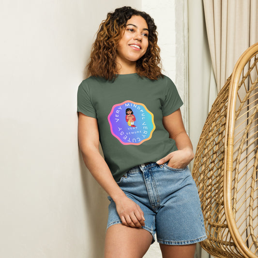 Women’s High-waisted "Very Demure" T-Shirt