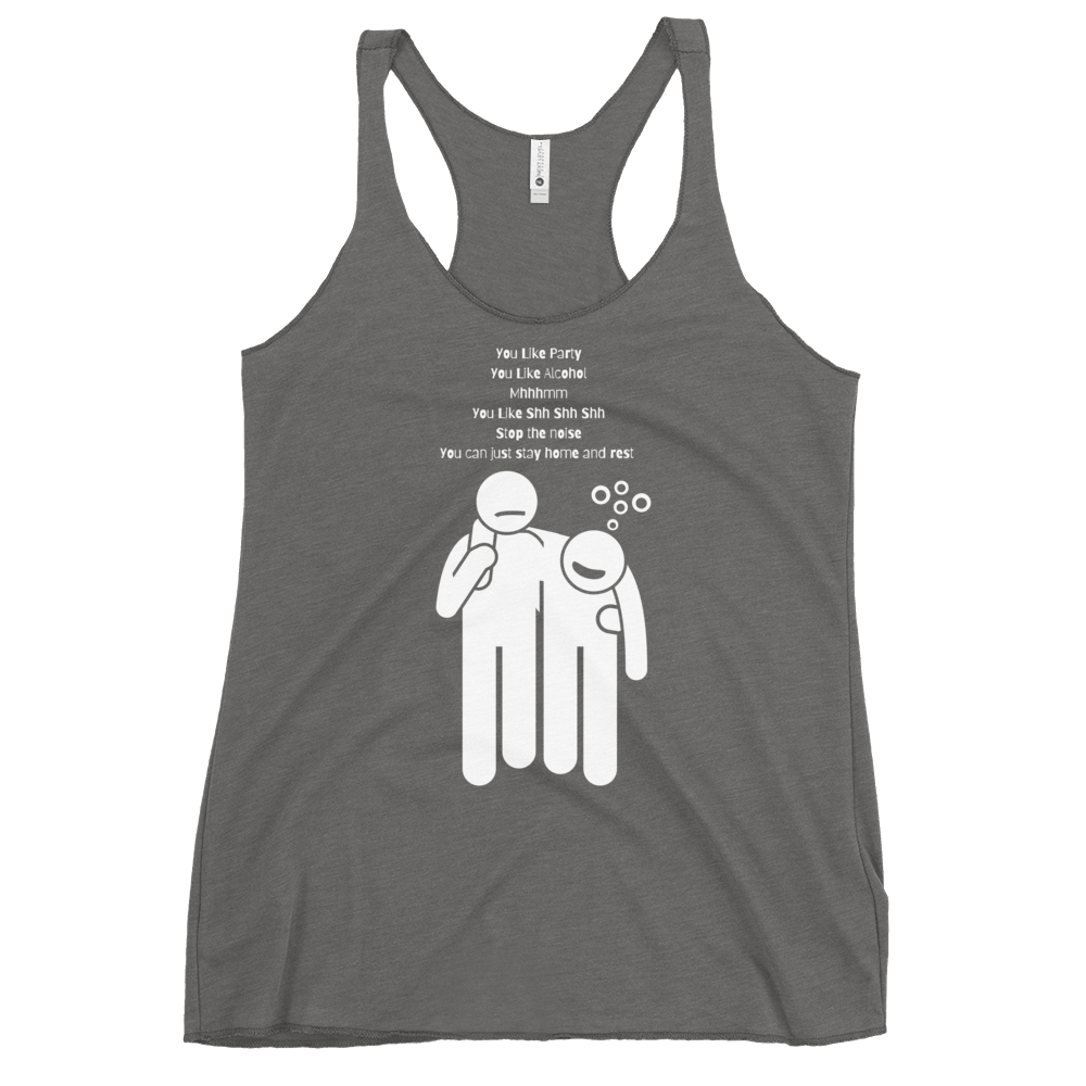 "You Like Party" Women's Racerback Tank