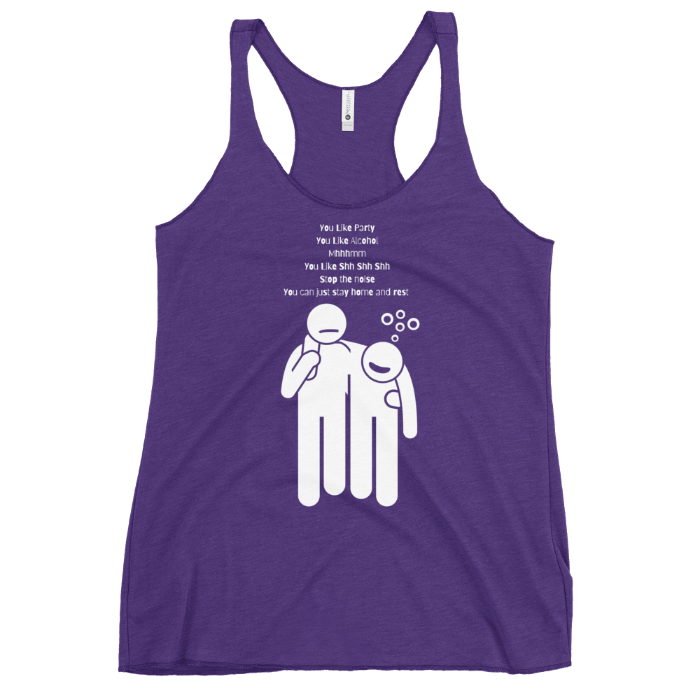 "You Like Party" Women's Racerback Tank