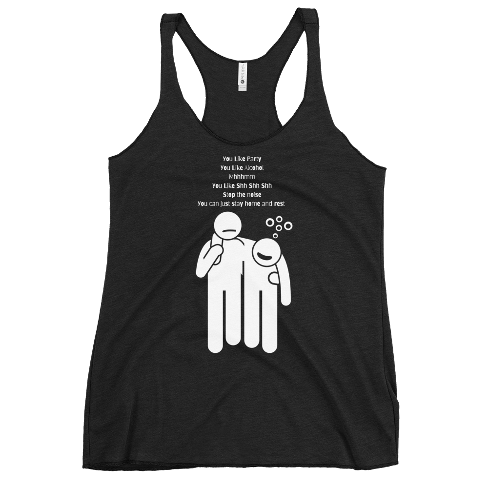 "You Like Party" Women's Racerback Tank