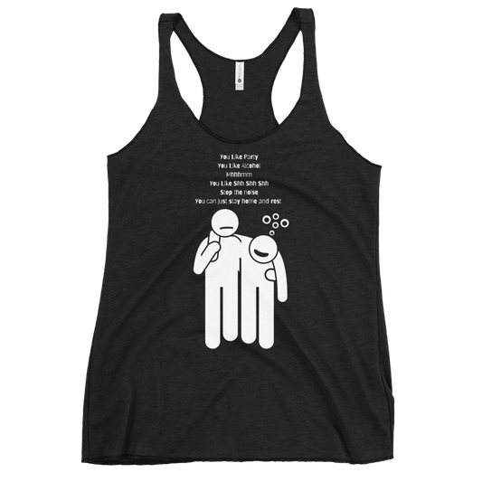 "You Like Party" Women's Racerback Tank