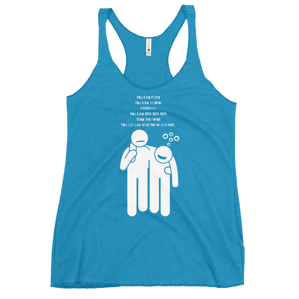 "You Like Party" Women's Racerback Tank